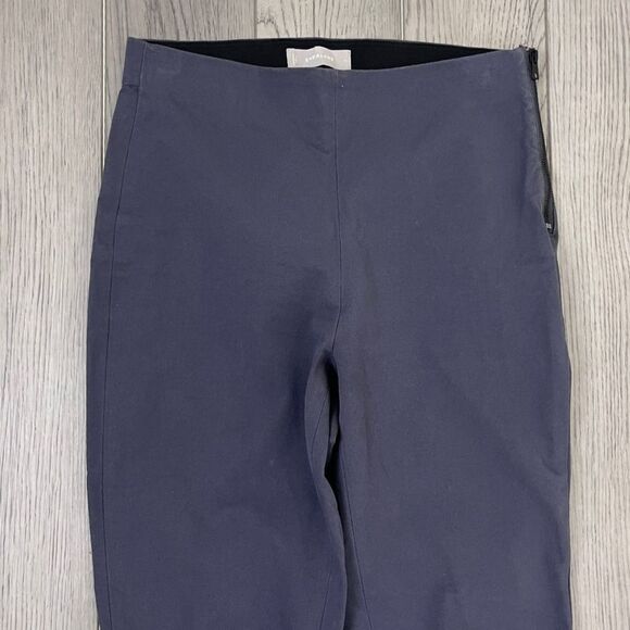 Everlane Women Size 4 Gray Side Zip Stretch Cotton Ankle Skinny Leg Pants Office - Picture 7 of 15
